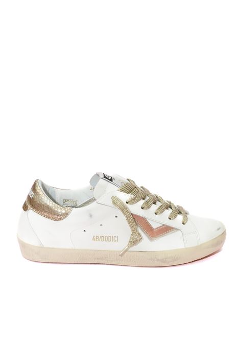 Sneaker suprime bianco/bronzo 4B12 | SUPRIME DD303-BIA/BRONZO